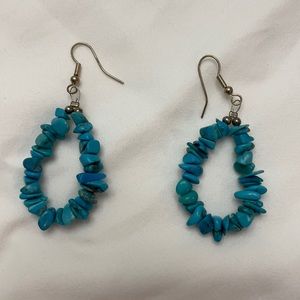 Women’s turquoise drop earrings